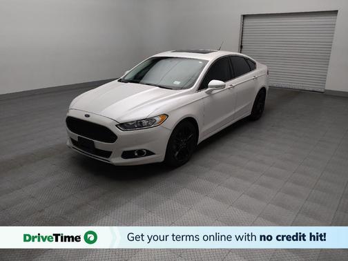White 2014 Ford Fusion Titanium