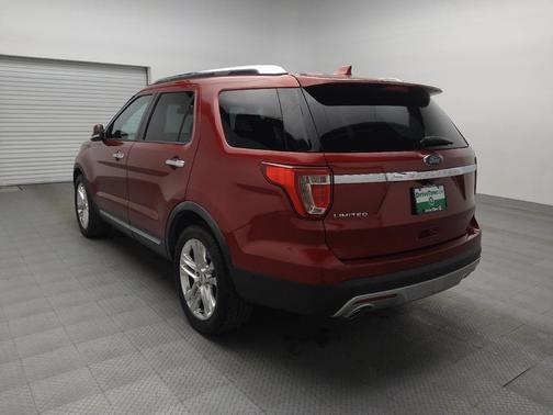 Red 2017 Ford Explorer Limited