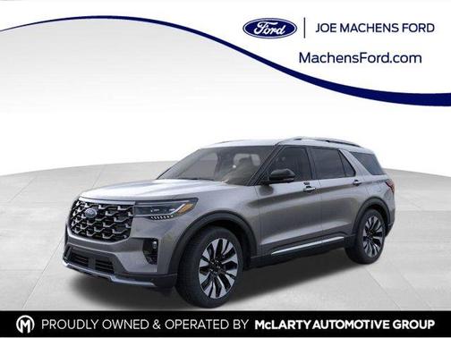 Gray Metallic 2026 Ford Explorer Platinum