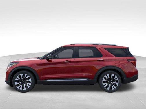 Red Metallic 2026 Ford Explorer Platinum