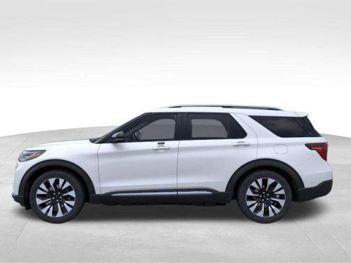 White Metallic 2026 Ford Explorer Platinum