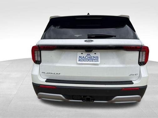 White Metallic 2026 Ford Explorer Platinum