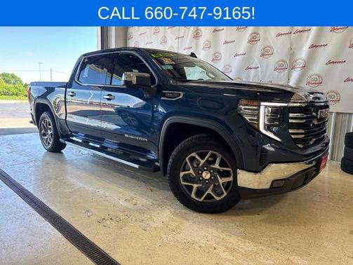 Pacific Blue Metallic 2023 GMC Sierra 1500 SLT