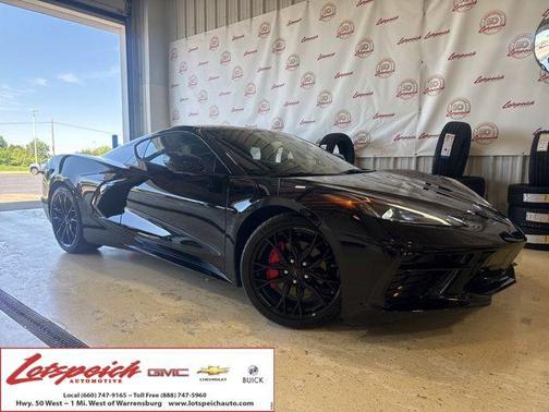 Black 2026 Chevrolet Corvette Stingray w/1LT