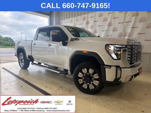 White Frost Tricoat 2024 GMC Sierra 3500 Denali