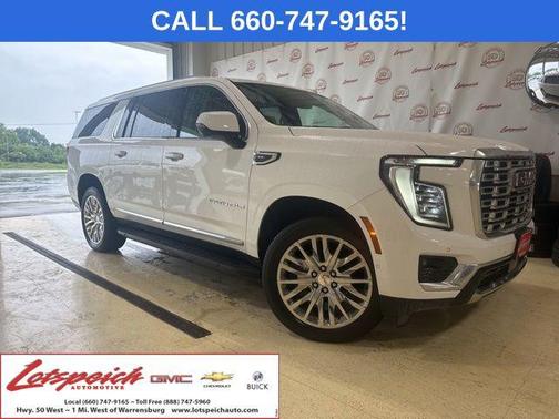 Summit White 2025 GMC Yukon XL Denali