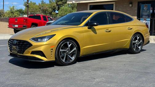 Glowing Yellow 2021 Hyundai SONATA SEL Plus
