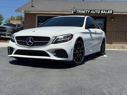 White 2019 Mercedes-Benz C-Class C 300 Sedan 4D