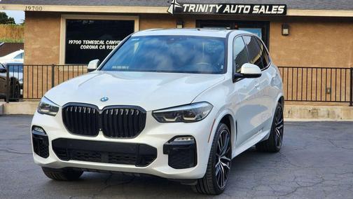 White 2020 BMW X5 M50i