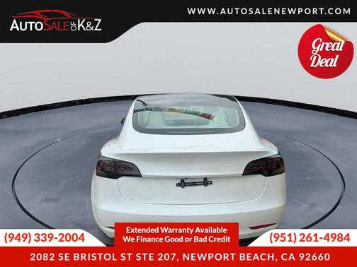 Pearl White Multi-Coat 2022 Tesla Model 3 Long Range