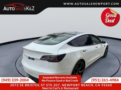 Pearl White Multi-Coat 2022 Tesla Model 3 Long Range