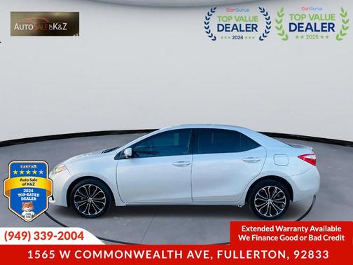 2015 Toyota Corolla S Plus