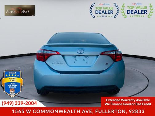 2015 Toyota Corolla S Plus