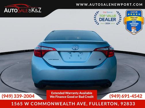 2015 Toyota Corolla S Plus