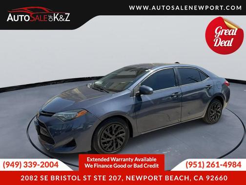 Gray 2017 Toyota Corolla LE