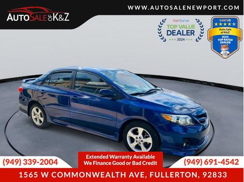 2012 Toyota Corolla S