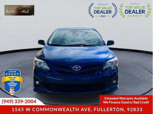 2012 Toyota Corolla S