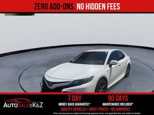 Super White 2021 Toyota Camry SE