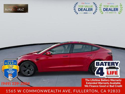 2022 Tesla Model 3 Standard Range