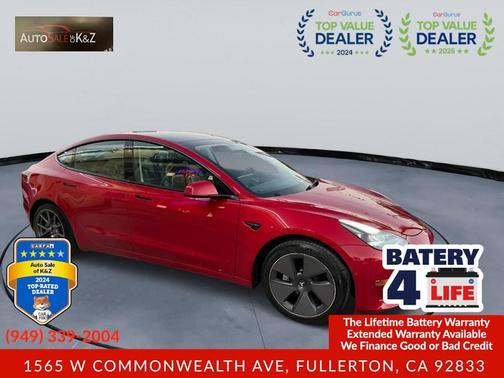 2022 Tesla Model 3 Standard Range