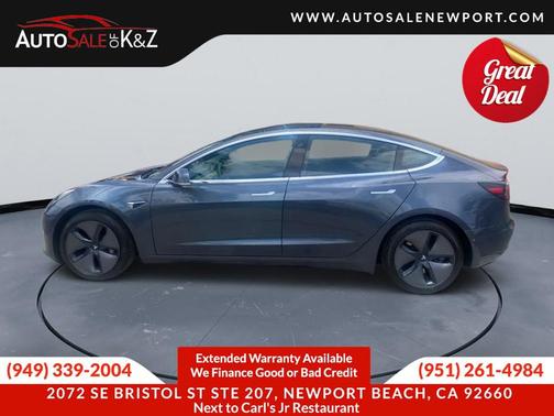 Gray 2018 Tesla Model 3 Long Range