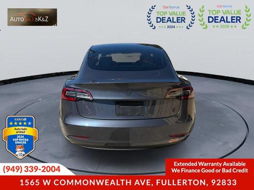 Gray 2018 Tesla Model 3 Mid Range