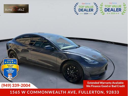 Gray 2018 Tesla Model 3 Mid Range