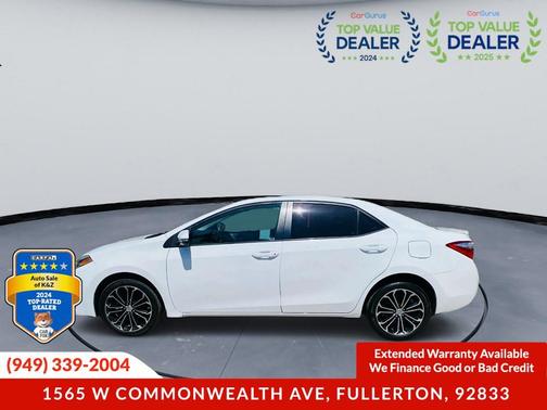 2016 Toyota Corolla S w/Special Edition Pkg