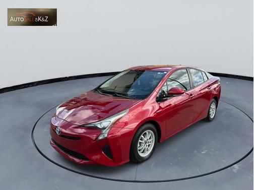 Red 2016 Toyota Prius Three
