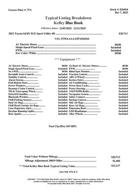 2023 Toyota bZ4X XLE