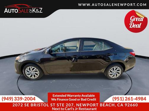 Black Sand Pearl 2017 Toyota Corolla LE