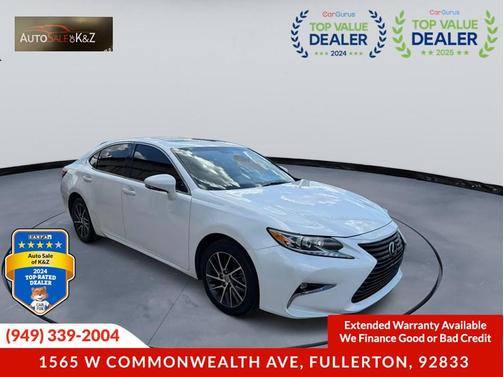 Eminent White Pearl 2016 Lexus ES 350 Base