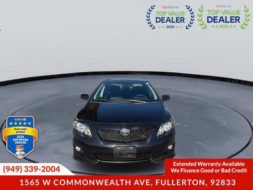 Black Sand Pearl 2010 Toyota Corolla S