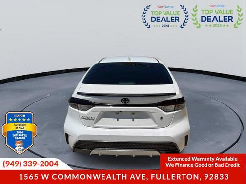 White 2020 Toyota Corolla L
