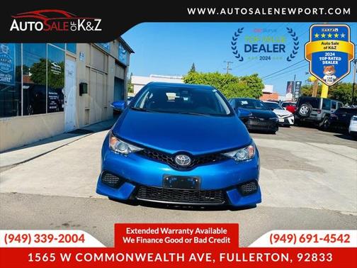 2018 Toyota Corolla iM Base