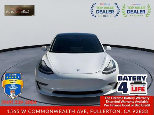 White 2020 Tesla Model 3 Standard Range Plus