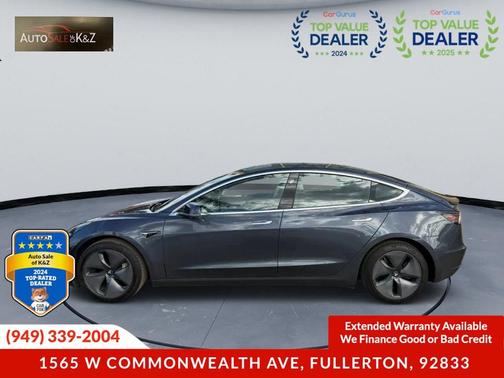 Gray 2019 Tesla Model 3 Long Range