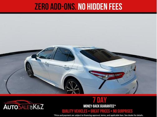 Super White 2020 Toyota Camry SE