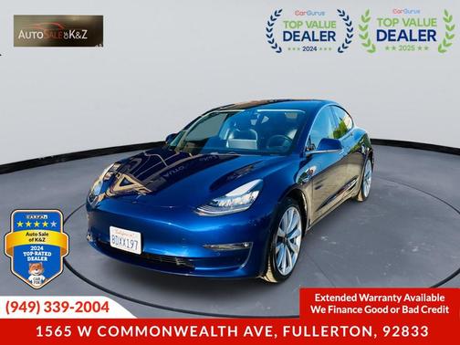 2019 Tesla Model 3 Standard Range Plus