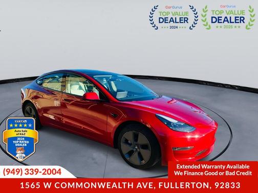 2021 Tesla Model 3 Standard Range Plus
