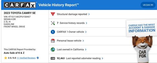 2023 Toyota Camry SE