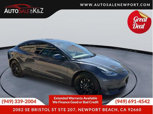 Gray 2020 Tesla Model 3 Standard Range Plus