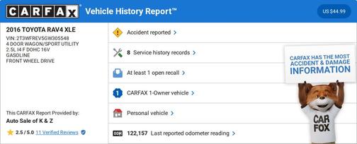 2016 Toyota RAV4 XLE