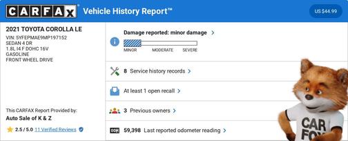 2021 Toyota Corolla LE