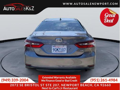 Predawn Gray Mica 2022 Toyota Camry LE