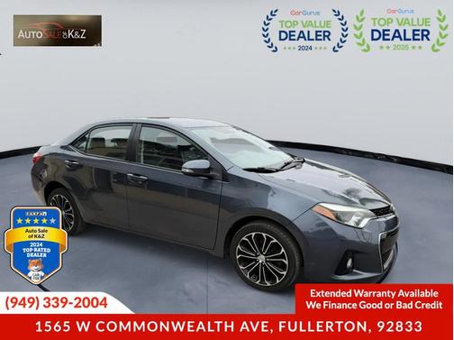 2016 Toyota Corolla S Plus