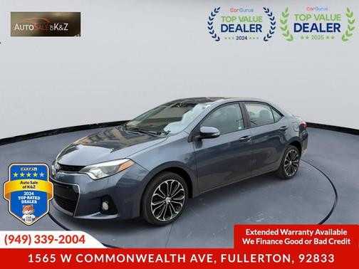 2016 Toyota Corolla S Plus