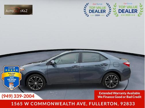 2016 Toyota Corolla S Plus