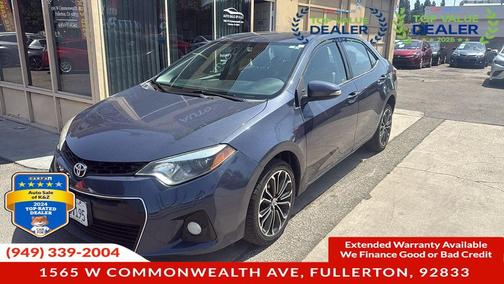 Slate Metallic 2014 Toyota Corolla S Plus