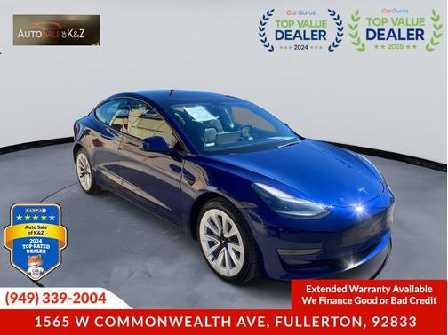 2022 Tesla Model 3 Standard Range